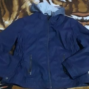 Faux leather jacket